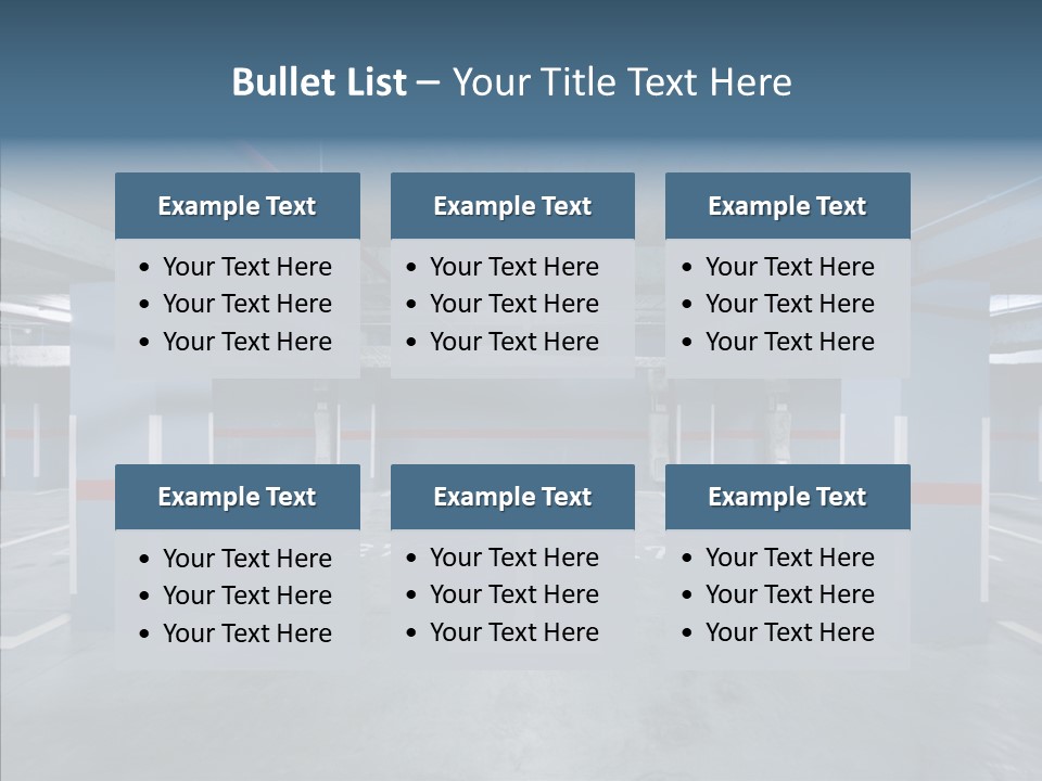 Parking Pipe Reflection PowerPoint Template