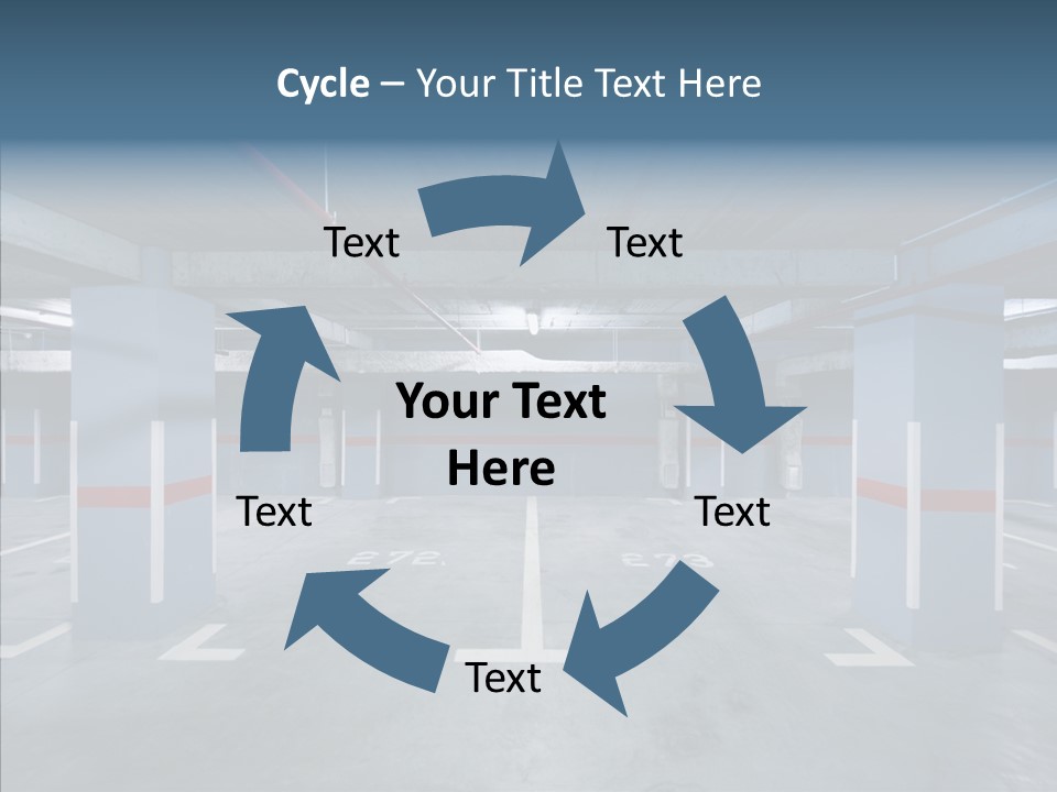 Parking Pipe Reflection PowerPoint Template
