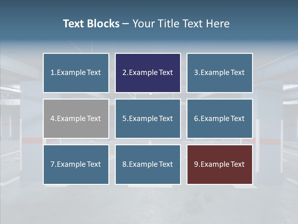 Parking Pipe Reflection PowerPoint Template