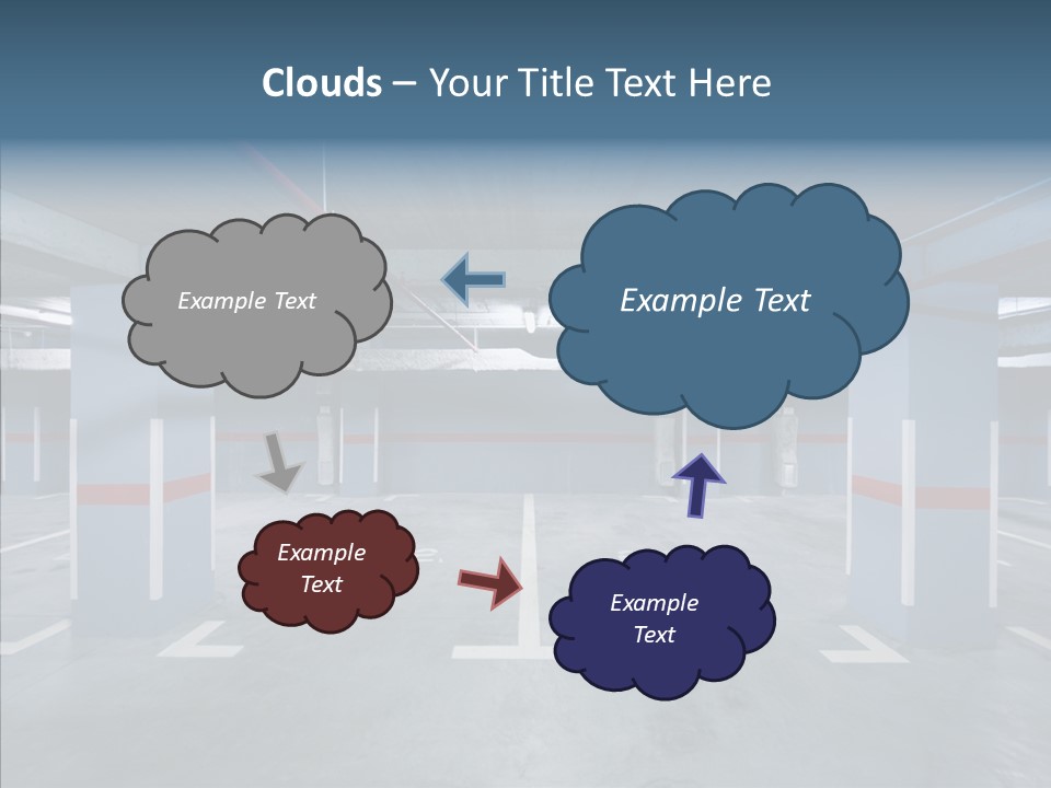 Parking Pipe Reflection PowerPoint Template