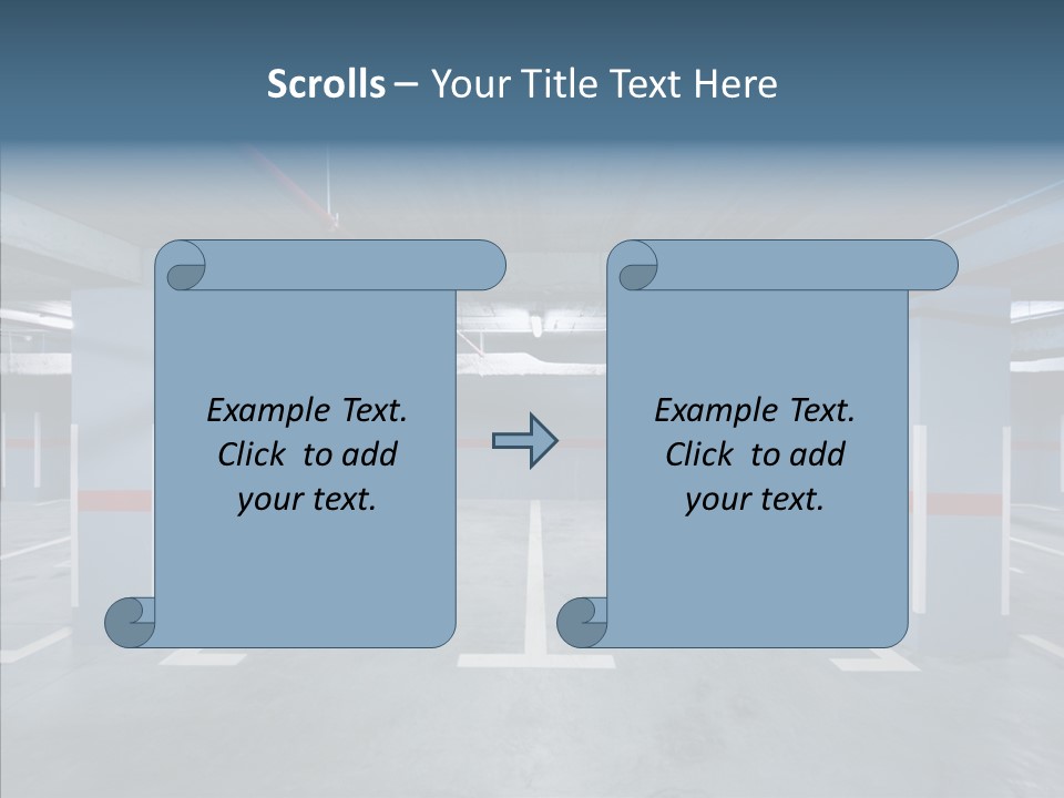 Parking Pipe Reflection PowerPoint Template