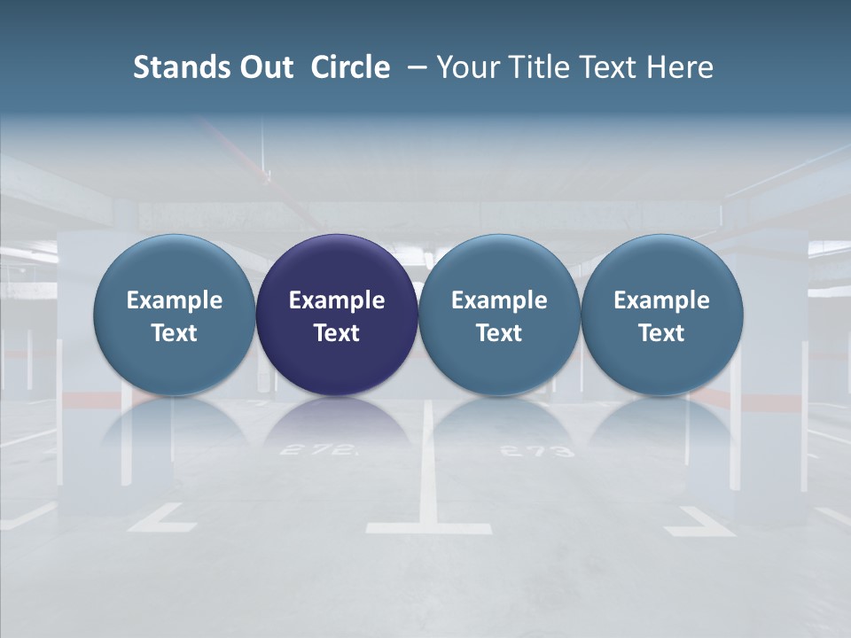 Parking Pipe Reflection PowerPoint Template