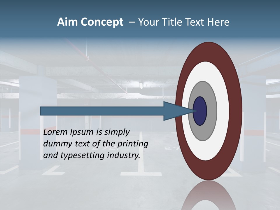 Parking Pipe Reflection PowerPoint Template