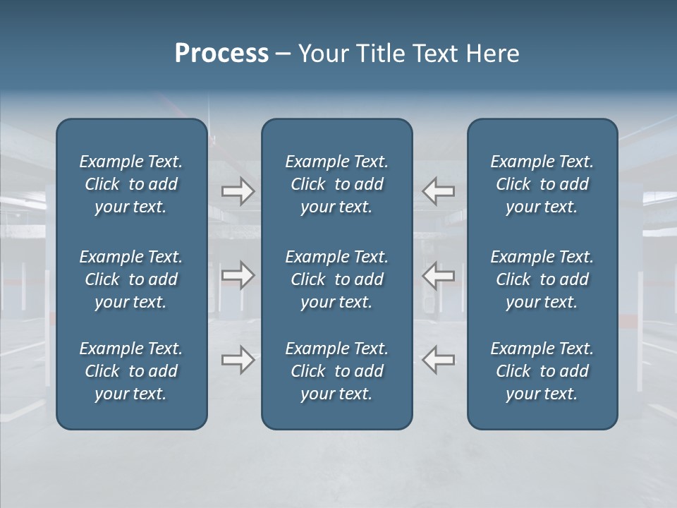 Parking Pipe Reflection PowerPoint Template
