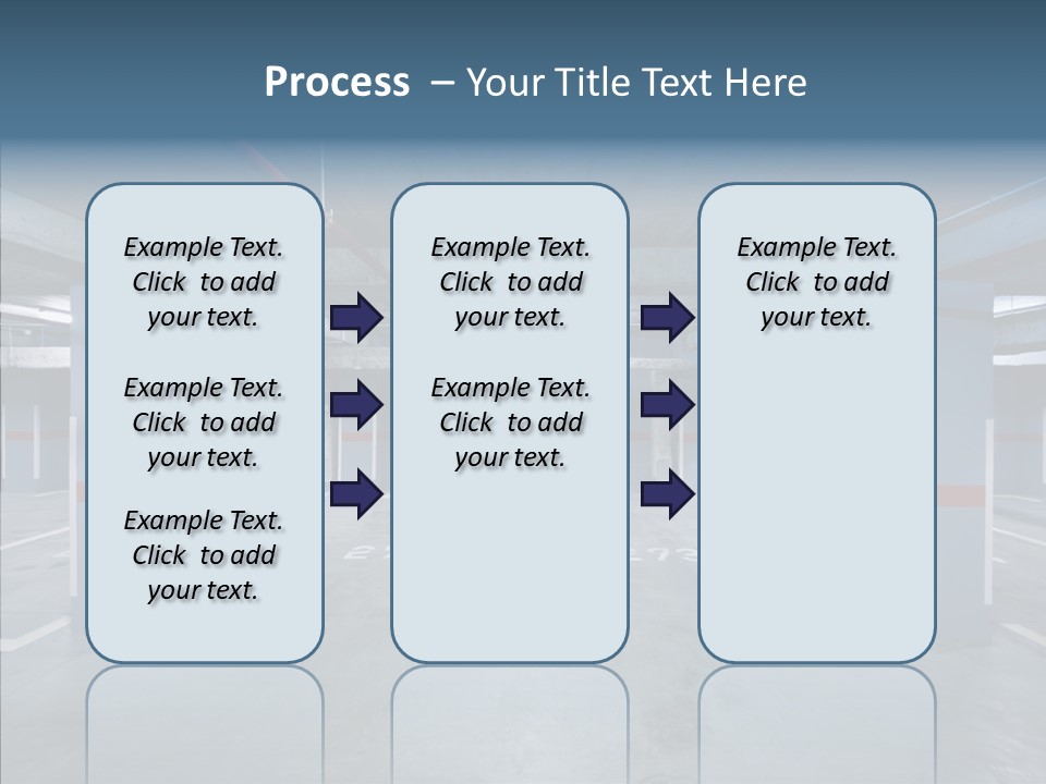 Parking Pipe Reflection PowerPoint Template