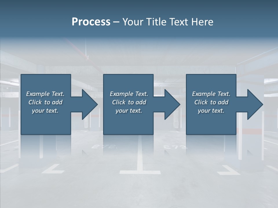 Parking Pipe Reflection PowerPoint Template