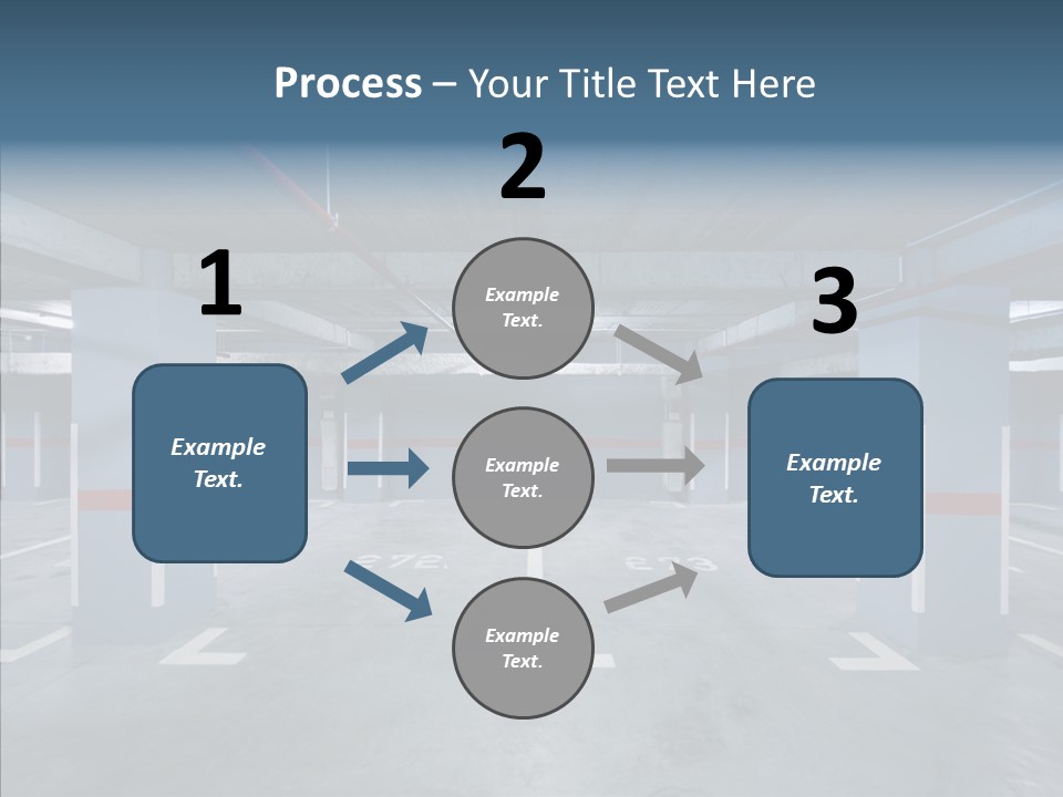 Parking Pipe Reflection PowerPoint Template