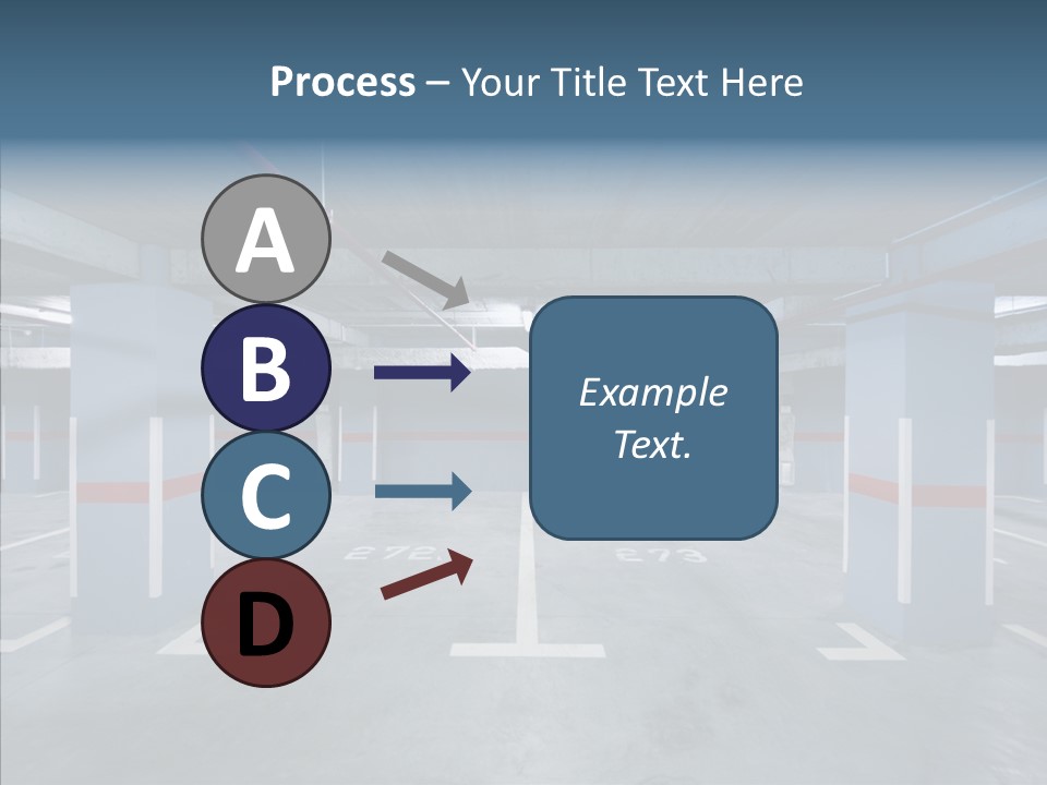 Parking Pipe Reflection PowerPoint Template