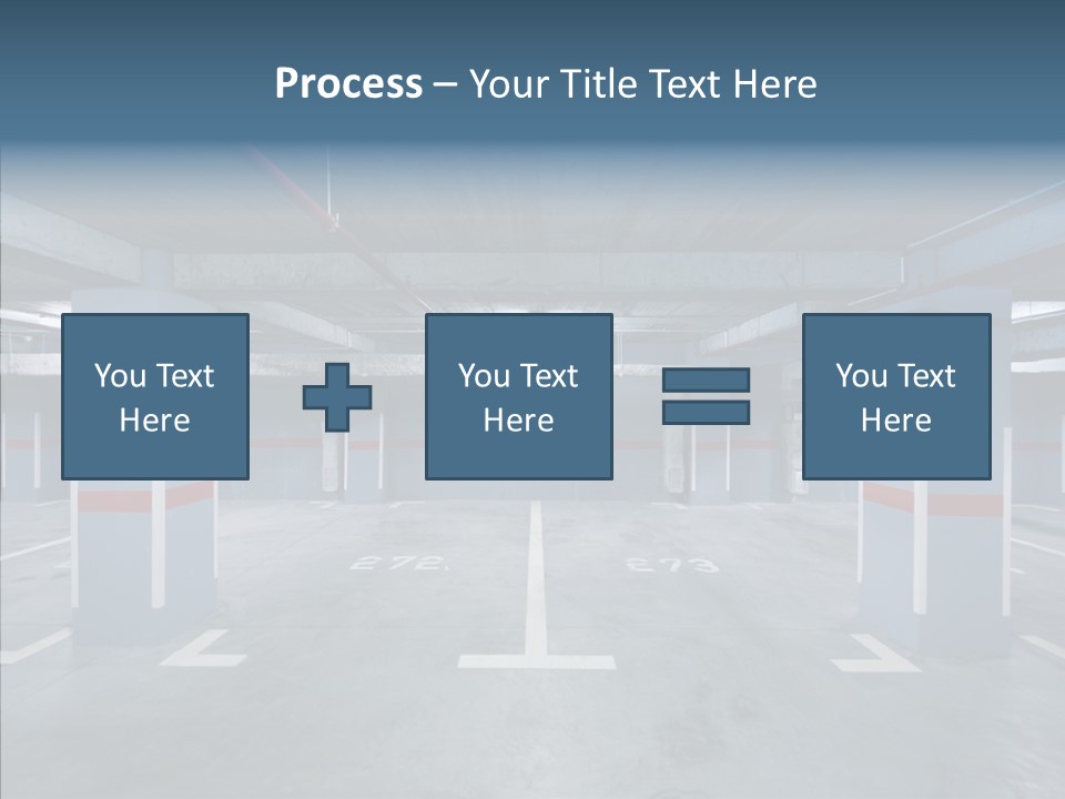 Parking Pipe Reflection PowerPoint Template