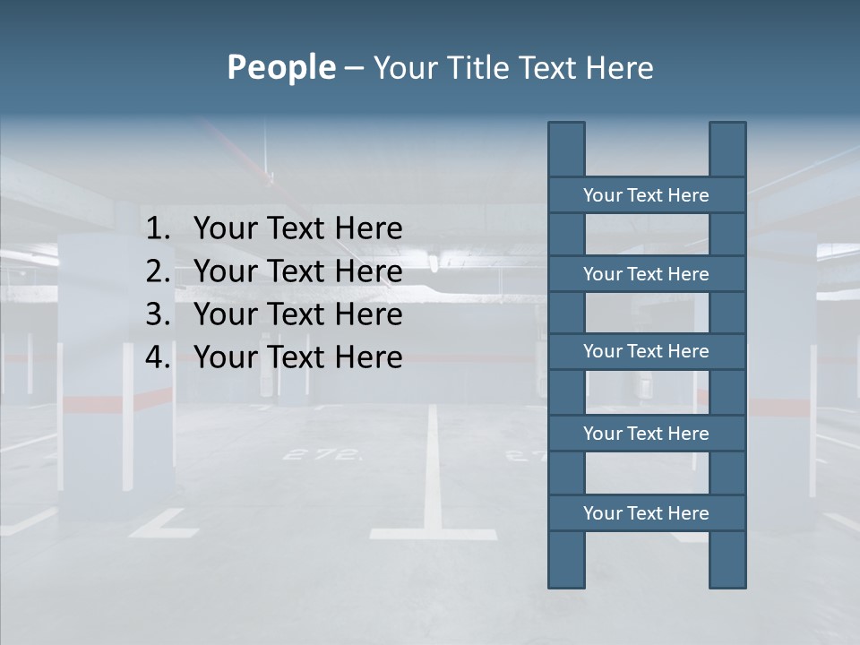 Parking Pipe Reflection PowerPoint Template