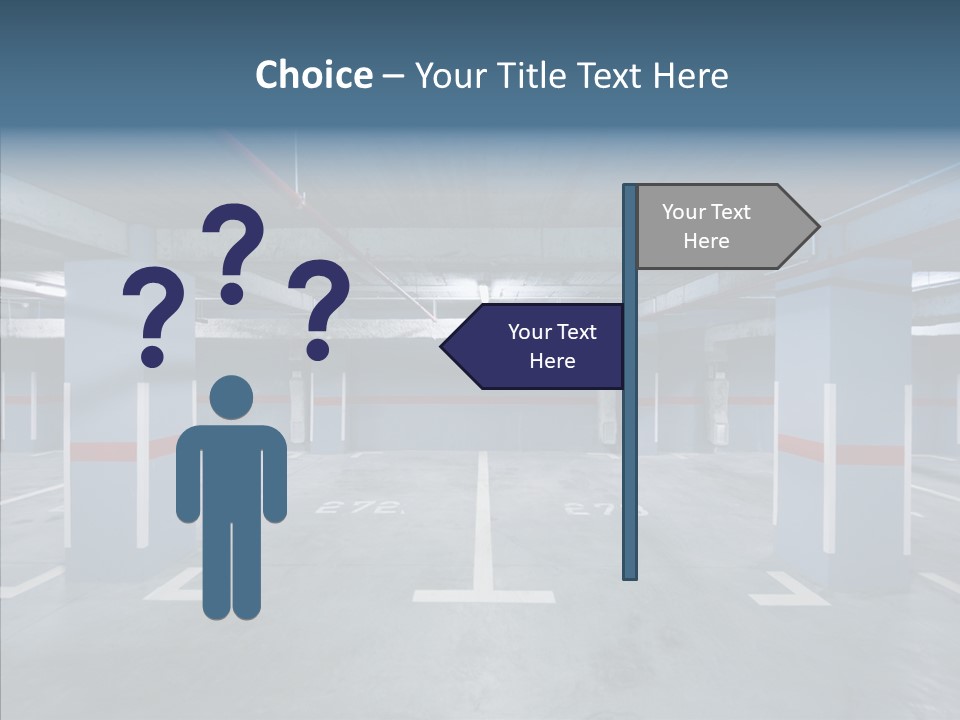 Parking Pipe Reflection PowerPoint Template