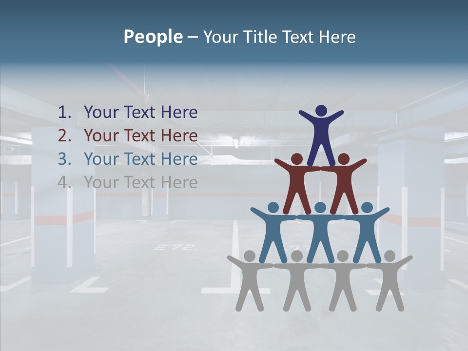 Parking Pipe Reflection PowerPoint Template
