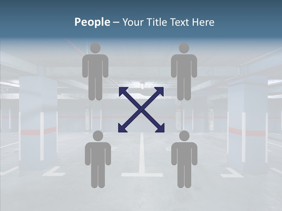 Parking Pipe Reflection PowerPoint Template