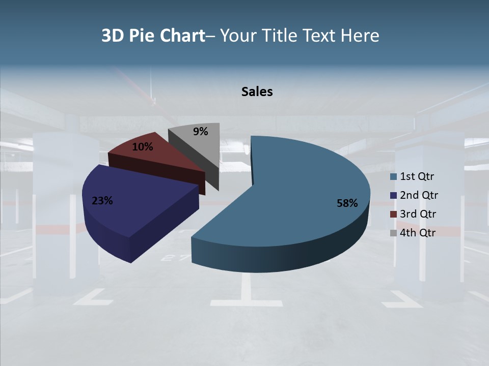 Parking Pipe Reflection PowerPoint Template