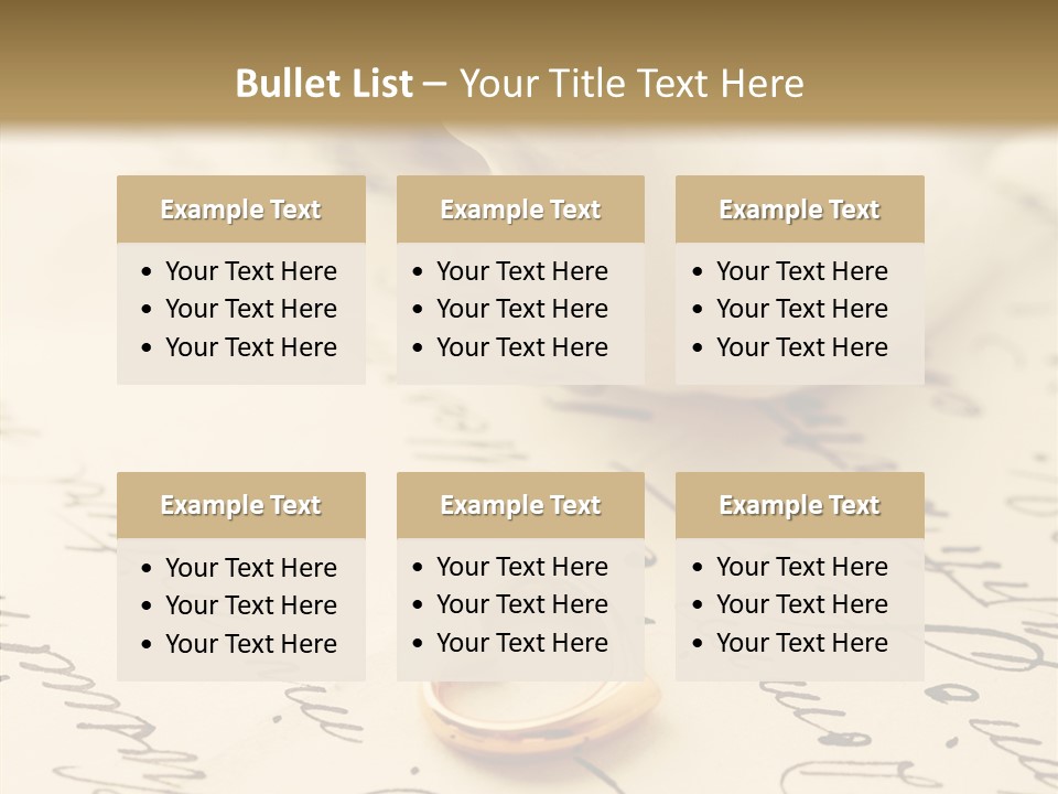 Heart Ink Calligraphy PowerPoint Template