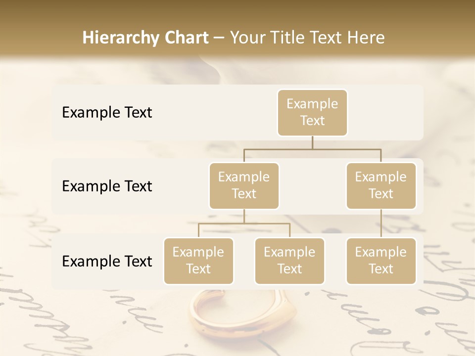 Heart Ink Calligraphy PowerPoint Template