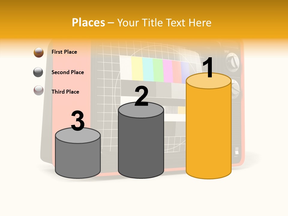 Television Echnology Retro PowerPoint Template