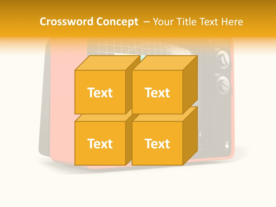 Television Echnology Retro PowerPoint Template