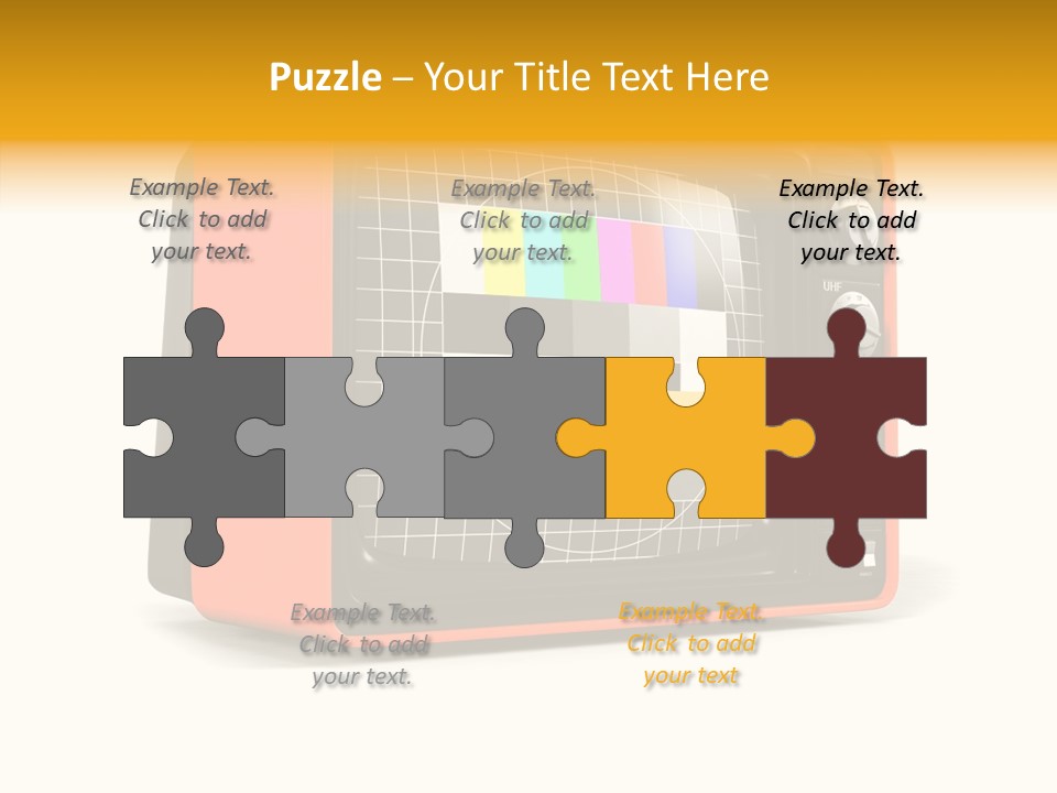 Television Echnology Retro PowerPoint Template