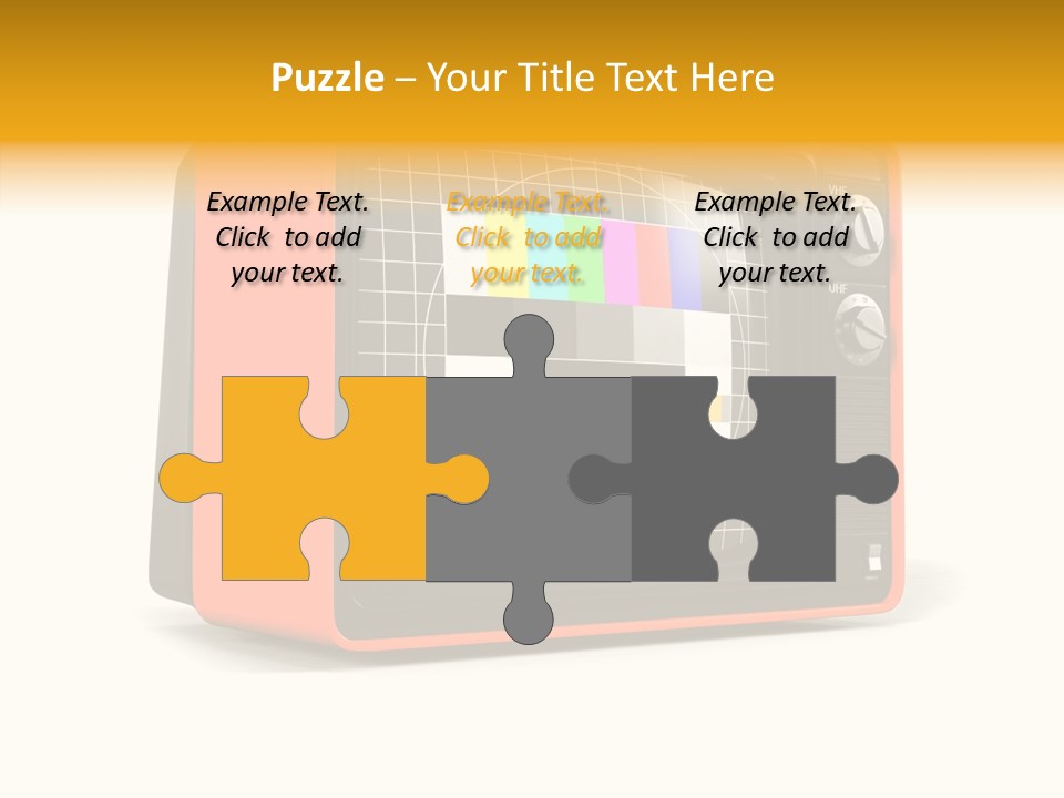 Television Echnology Retro PowerPoint Template