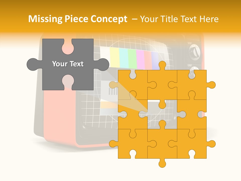 Television Echnology Retro PowerPoint Template