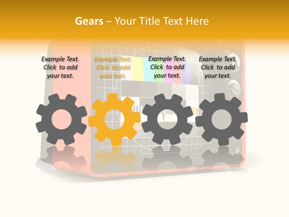 Television Echnology Retro PowerPoint Template