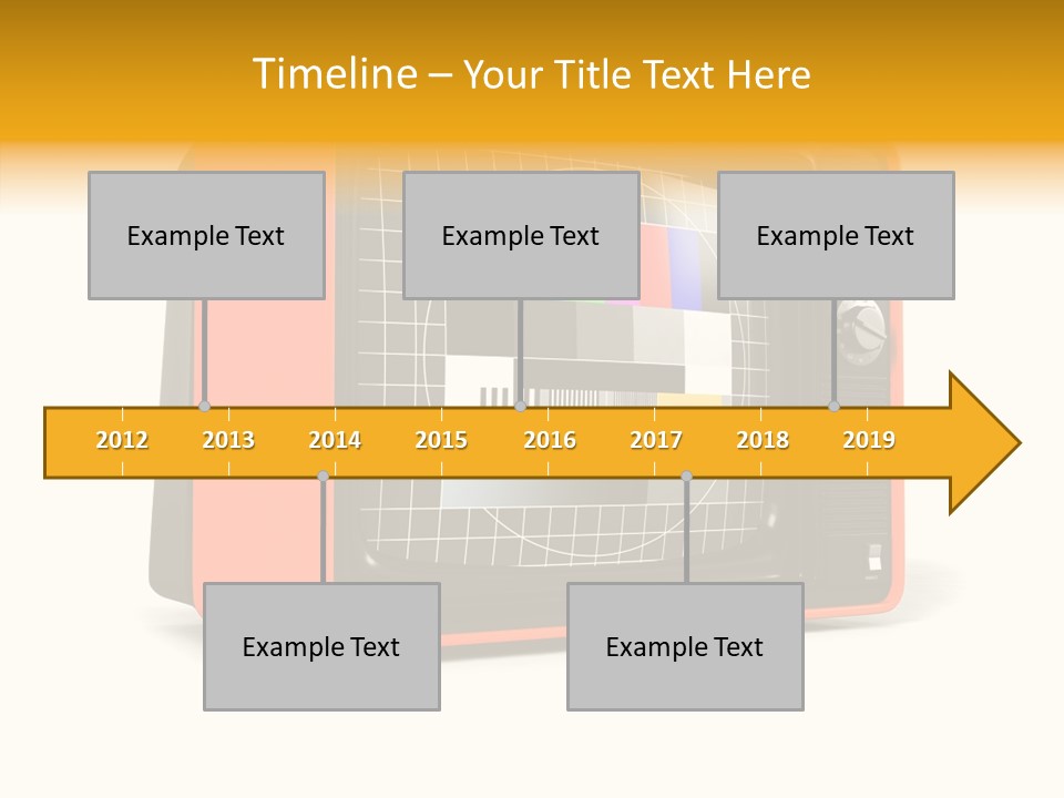 Television Echnology Retro PowerPoint Template