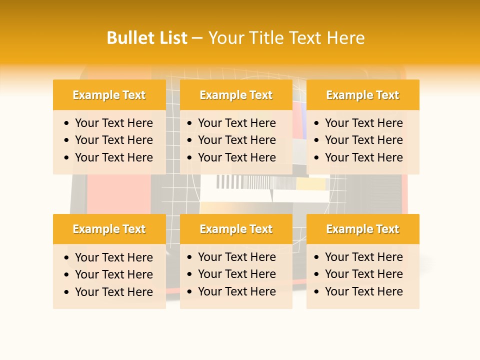 Television Echnology Retro PowerPoint Template