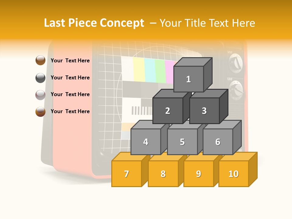 Television Echnology Retro PowerPoint Template