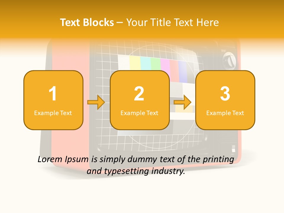 Television Echnology Retro PowerPoint Template