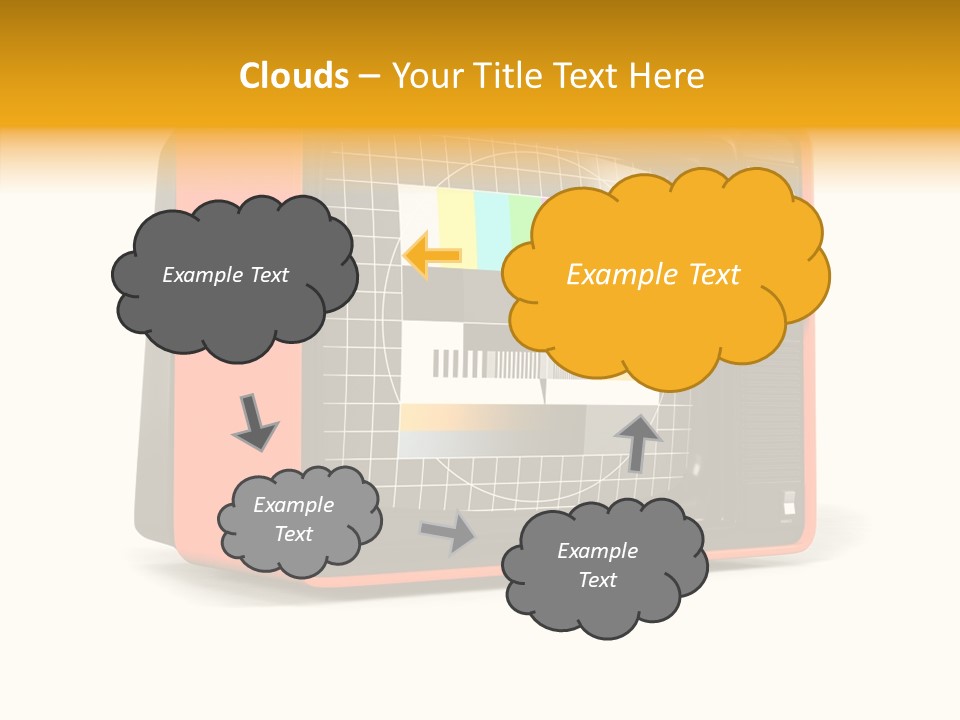 Television Echnology Retro PowerPoint Template