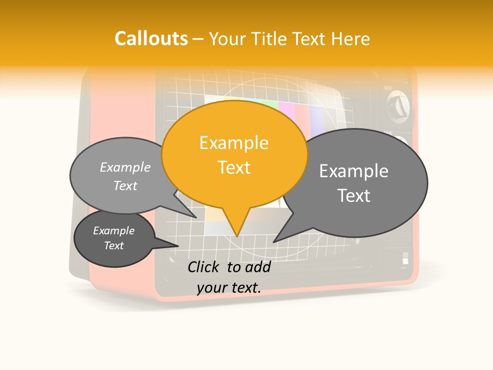 Television Echnology Retro PowerPoint Template