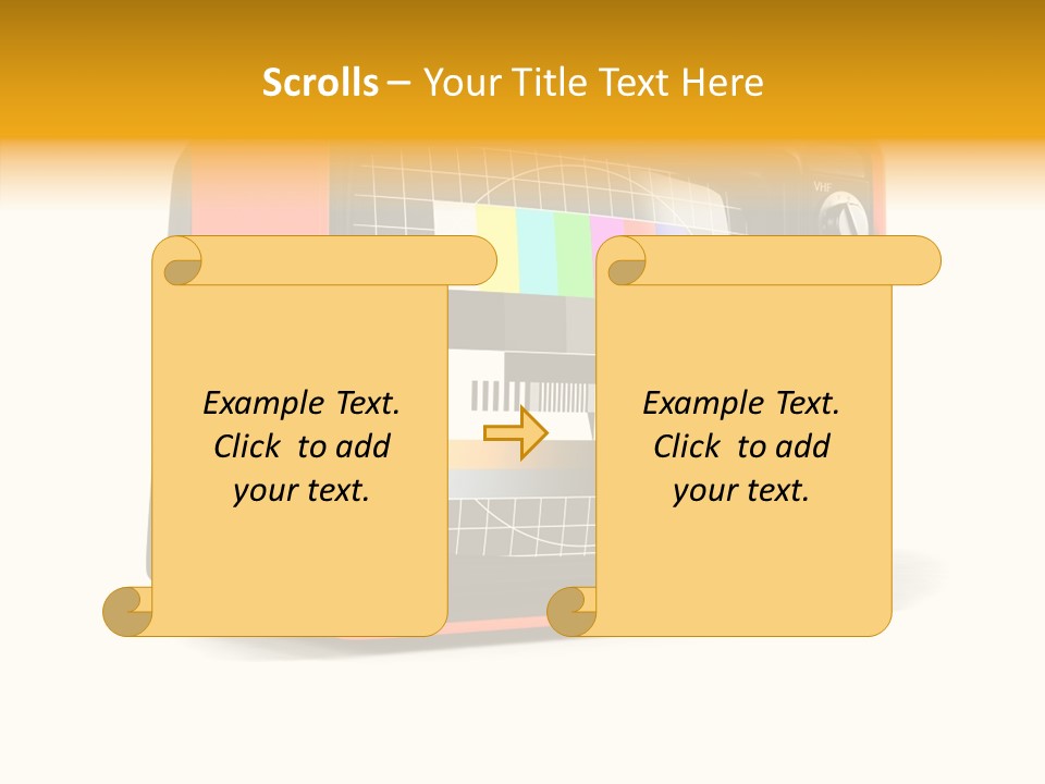 Television Echnology Retro PowerPoint Template