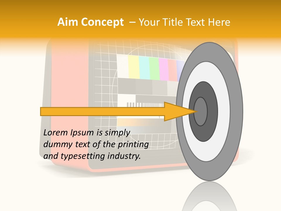 Television Echnology Retro PowerPoint Template