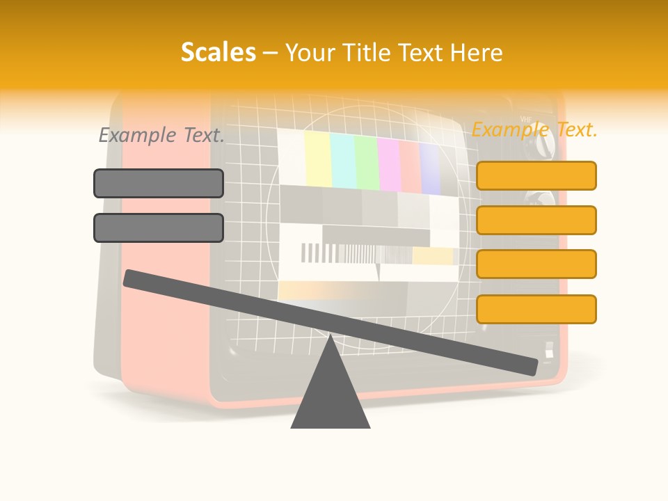 Television Echnology Retro PowerPoint Template