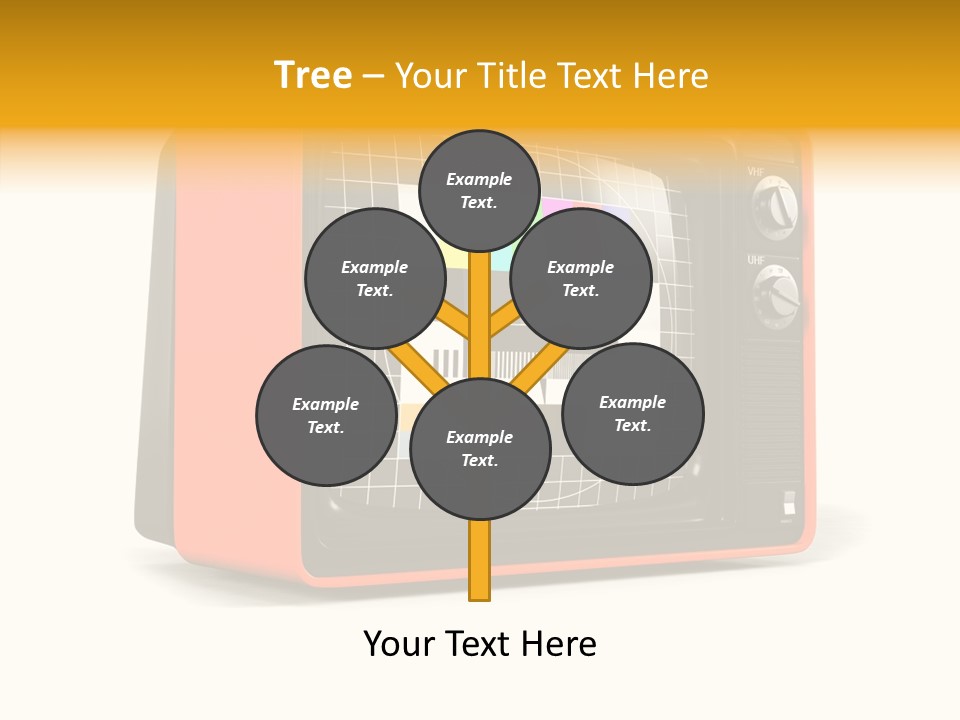 Television Echnology Retro PowerPoint Template