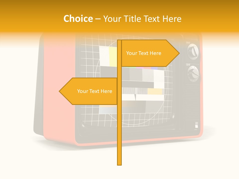 Television Echnology Retro PowerPoint Template