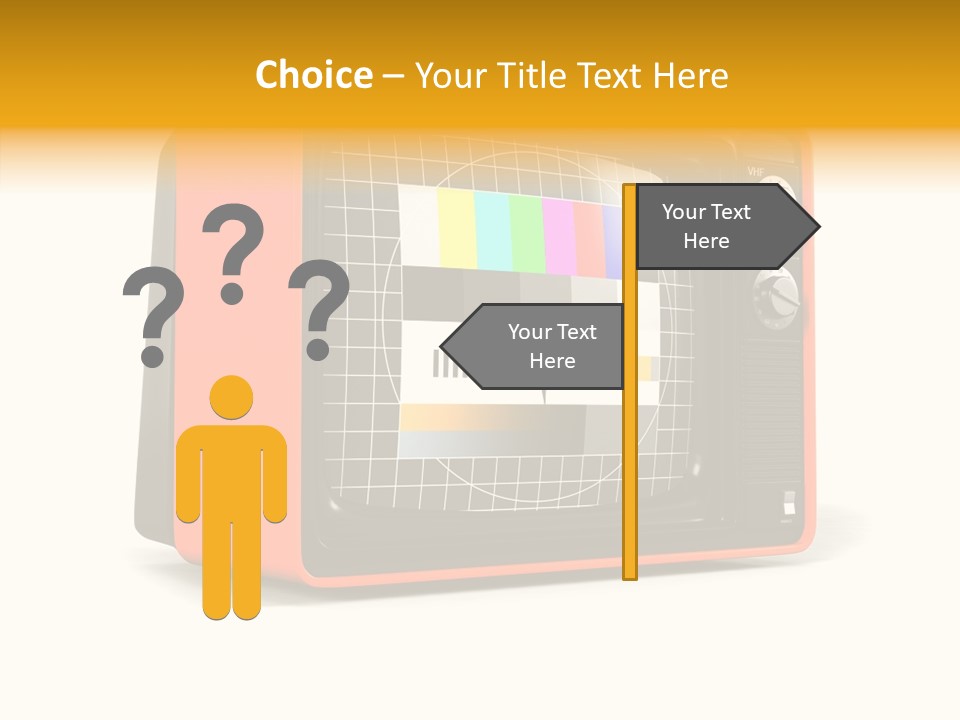 Television Echnology Retro PowerPoint Template