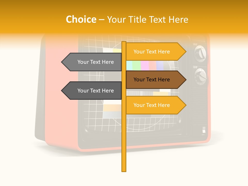 Television Echnology Retro PowerPoint Template