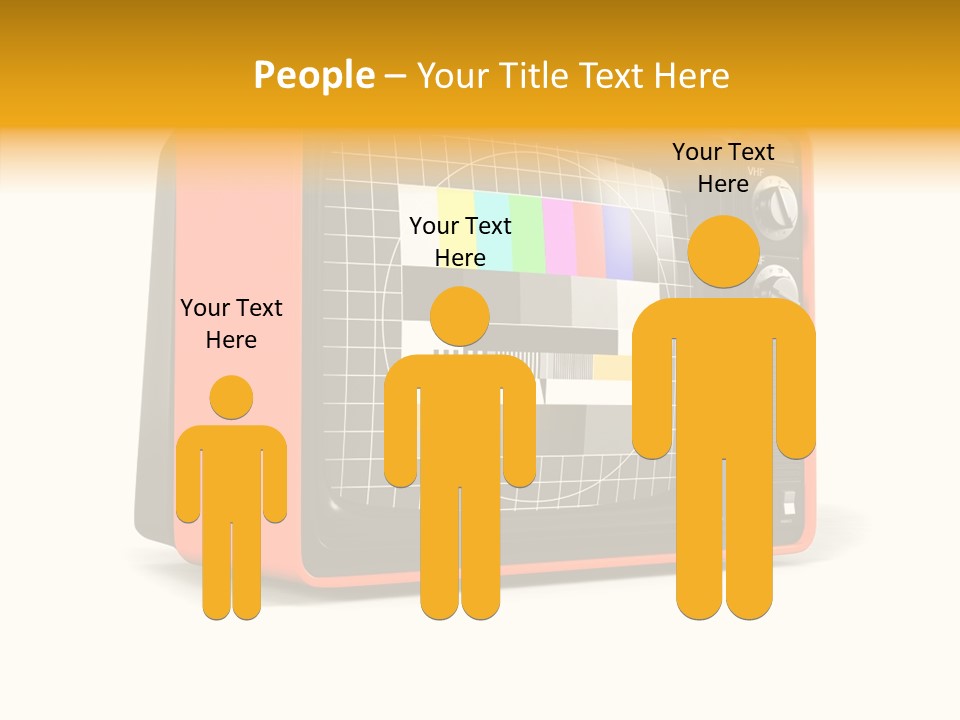 Television Echnology Retro PowerPoint Template
