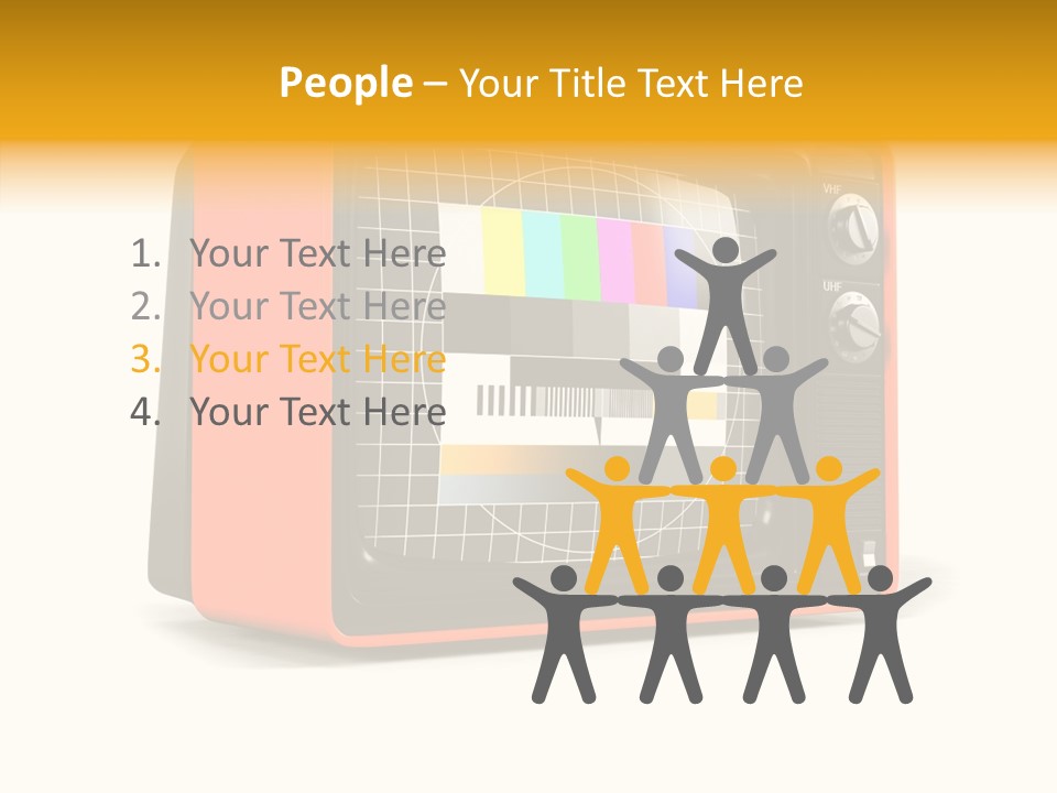 Television Echnology Retro PowerPoint Template
