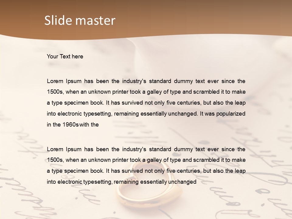 Symbol Decorative Background PowerPoint Template