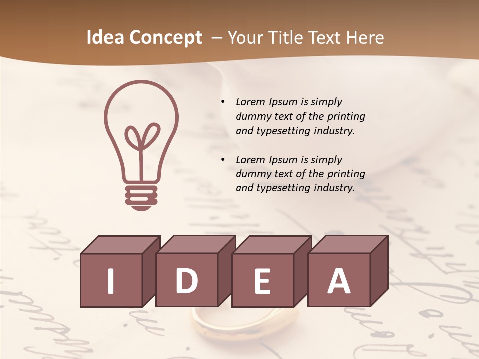 Symbol Decorative Background PowerPoint Template