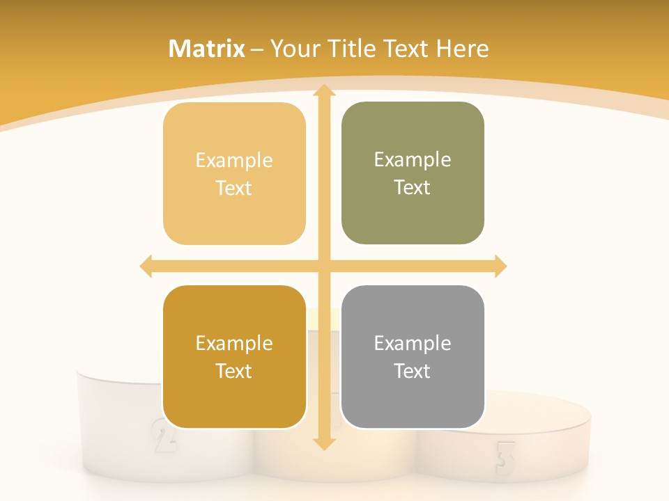 Beam Podium Two PowerPoint Template