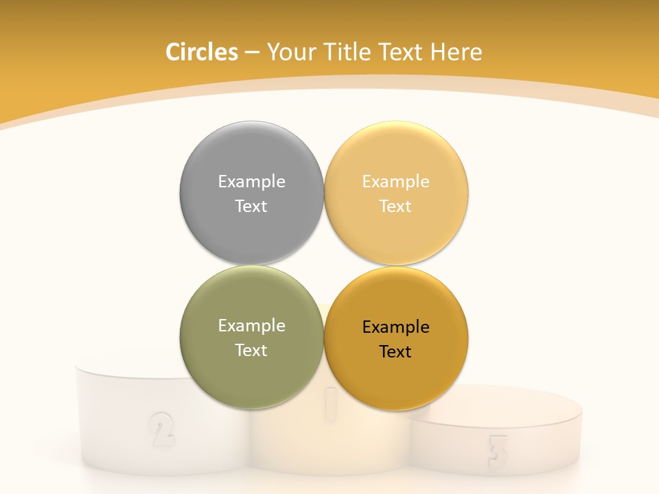 Beam Podium Two PowerPoint Template