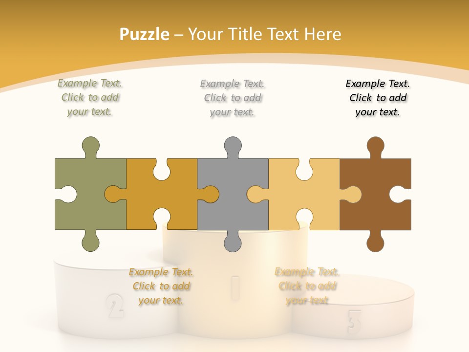 Beam Podium Two PowerPoint Template