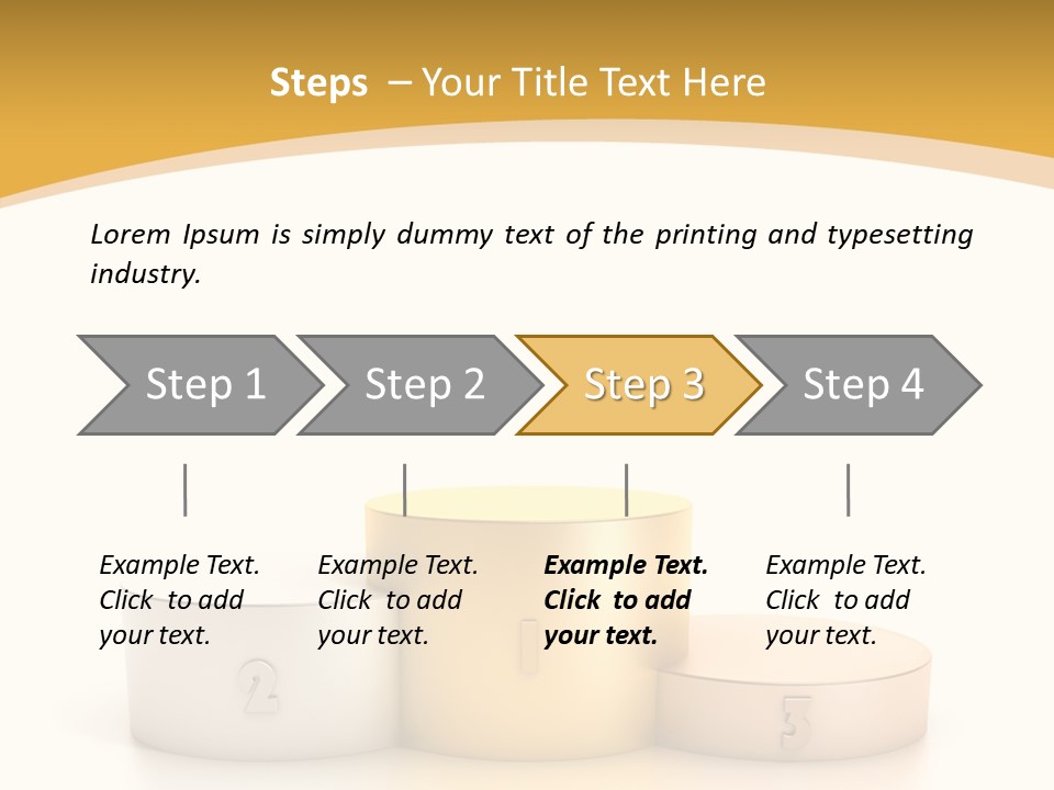 Beam Podium Two PowerPoint Template