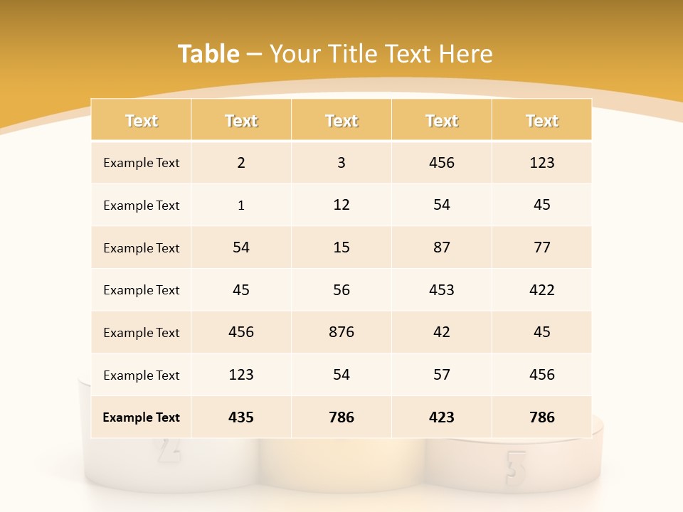 Beam Podium Two PowerPoint Template