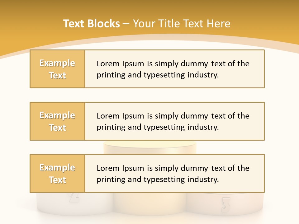 Beam Podium Two PowerPoint Template