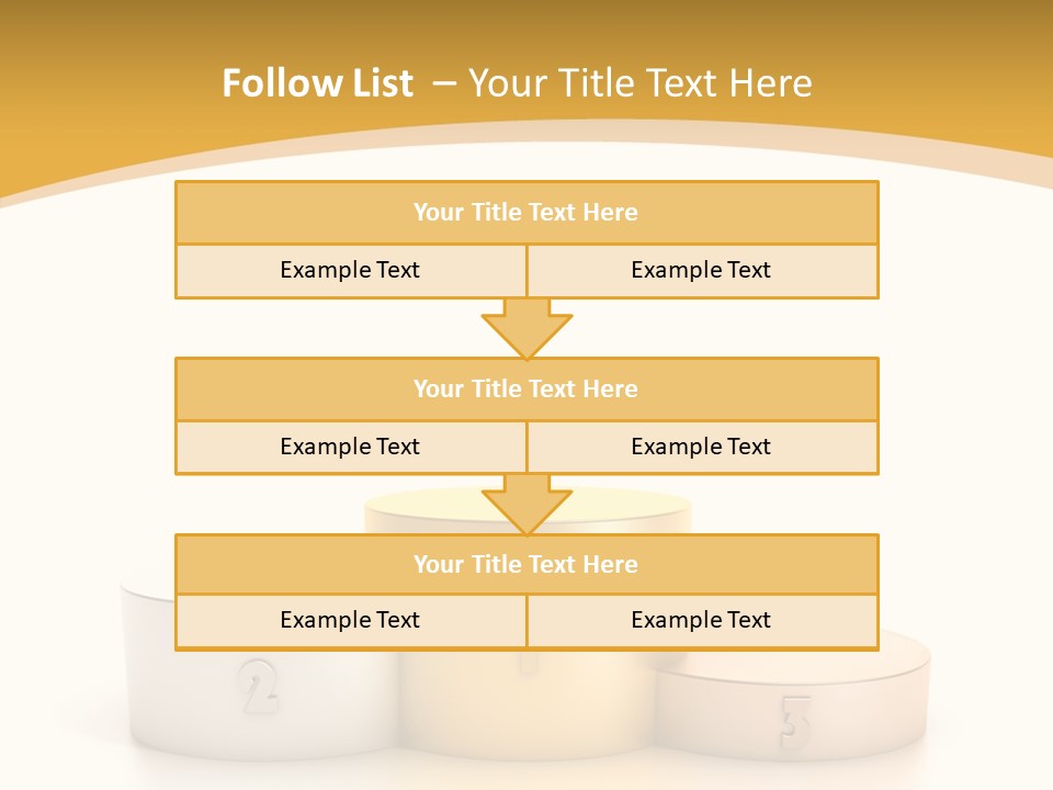 Beam Podium Two PowerPoint Template